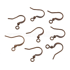 Crochets de boucle d'oreille français en laiton&nbsp;KK-Q369-RC