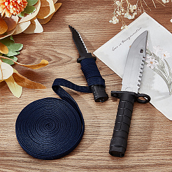 Ruban en fils mélangés de coton et de soie pour la décoration du manche de l'épée&nbsp;OCOR-WH0085-72B