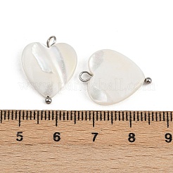 Natürlichen Shell-Herzanhänger&nbsp;X1-STAS-D378-34P