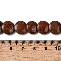 Natur Mahagoni Obsidian Perlen Stränge&nbsp;G-K366-D03-02