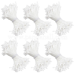 6 Bündel Gips mit Baumwollkordel und künstlichem Blumenkern&nbsp;DIY-GF0014-10B