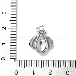Pendentifs avec zircon cubiques à micro-pavés en laiton&nbsp;KK-Z128-04P
