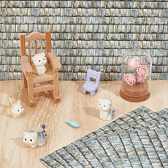 Carta da parati in carta modello mini&nbsp;DIY-WH0899-891E