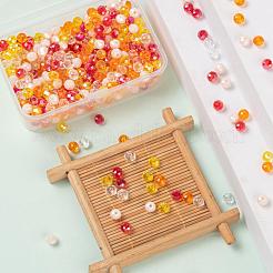 500pcs 5colors galvanisieren Glasperlen&nbsp;EGLA-LS0001-01C