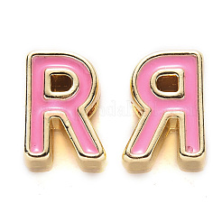 Cuentas de esmalte de aleación de chapado en rack&nbsp;LS-X-ENAM-S122-033R-NR