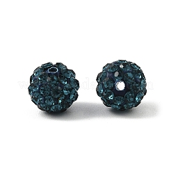 Polymer Ton Strass Perlen&nbsp;RB-H284-8MM-229