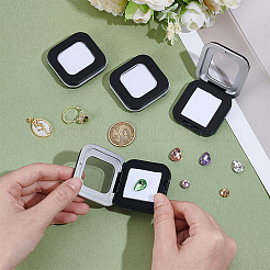 Aufbewahrungsboxen für lose Diamanten aus ABS-Kunststoff mit Sichtfenster im Deckel&nbsp;AJEW-WH0609-746B-02