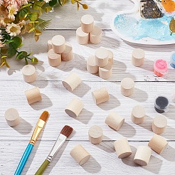 Unfertige runde Säulen aus Buchenholz&nbsp;DIY-WH0349-08