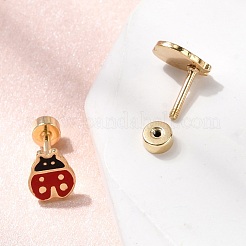 Boucles d'oreilles à tige en acier inoxydable 304&nbsp;EJEW-F396-02D-G