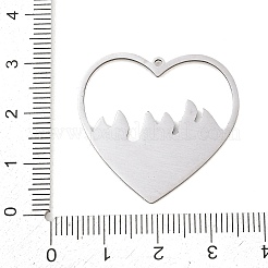 Pendentifs en acier inoxydable 304&nbsp;SA-CBA404E-03P