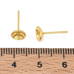 Messing Ohrstecker Zubehör&nbsp;KK-A300-29B-G