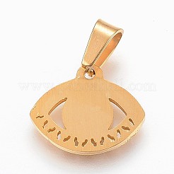 Ionenplattierung (IP) 304 Edelstahl Emaille Anhänger&nbsp;X-STAS-F165-44G