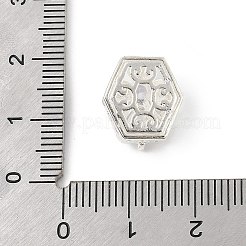 Perles de zircone cubique micro pave en Laiton&nbsp;KK-K297-28S