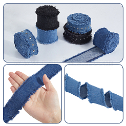 6 Stück 6-farbiges Jeansstoffband&nbsp;DIY-CY0003-63