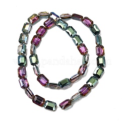 Perles en verre galvanisée&nbsp;EGLA-H002-A-10