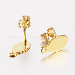 Ohrstecker-Beschläge aus Edelstahl 304&nbsp;X-STAS-F162-47G