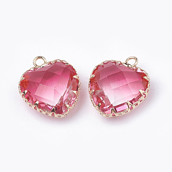 Pendentifs en verre K9&nbsp;X-GLAA-Q069-11G