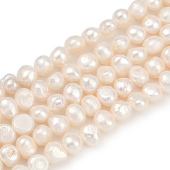Brins de perles de culture d'eau douce naturelles&nbsp;PEAR-P064-20B-05A