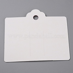 100 pz schede di visualizzazione della cravatta dei capelli di carta&nbsp;CDIS-WH0006-14