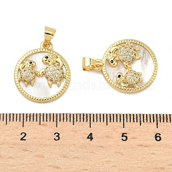 Ottone micro spianare pendenti zirconi&nbsp;KK-A282-15G
