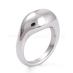 Anlaufgeschützte Unisex-Fingerringe aus 304er Edelstahl&nbsp;X-RJEW-K233-11B-P