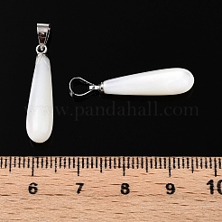 Natürliche Trochidenmuschel/Trochus-Anhänger&nbsp;SSHEL-N027-129-01