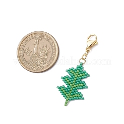 Decorazioni pendenti con perline di vetro fatte a mano&nbsp;HJEW-MZ00358-03