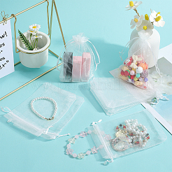 100 stücke große organza beutel tragbare schuhe tasche reise lagerung kordelzug taschen&nbsp;OP-SP0001-03D-01