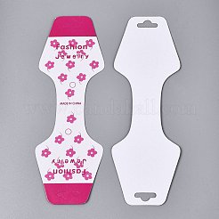 Umklappbare Schmuckkarten aus Papppapier zur Aufbewahrung von Halsketten und Armbändern&nbsp;CDIS-N004-02