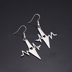 Orecchini pendenti in acciaio inossidabile 304 per donna&nbsp;WGF6611-01