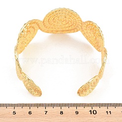 Messing Stulpearmbänder für Frauen&nbsp;BJEW-P397-02G