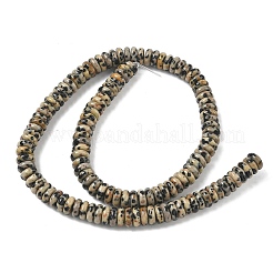 Natur Dalmatiner Jaspis Perlen Stränge&nbsp;G-G329-A03-3x8mm