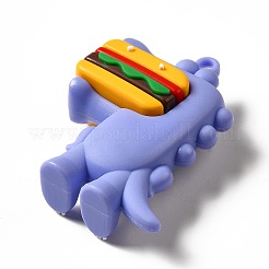Dinosaurier mit PVC-Anhängern in Hamburgerform&nbsp;LS-KY-E012-03C