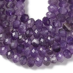 Natürlichen Amethyst Perlenstränge&nbsp;G-D344-A37-01