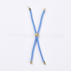 Nylon Twisted Cord Armband machen&nbsp;MAK-F018-03G-RS