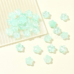 30 pièce de perles de verre peintes à la cuisson&nbsp;GLAA-FS0001-99D