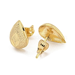 Clous d'oreille en laiton&nbsp;EJEW-P261-04G