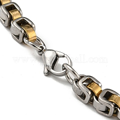 PVD-Vakuumbeschichtung 201 Edelstahl-Kettenarmbänder&nbsp;STAS-Z056-17P