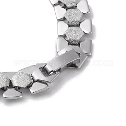 Anlaufgeschützte Sechseck-Gliederkettenarmbänder aus Edelstahl 304&nbsp;BJEW-Q343-05P