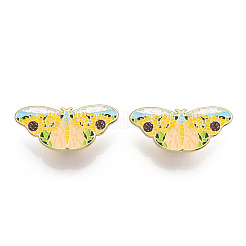 Papillon avec broche en émail de tournesol&nbsp;LS-JEWB-G014-B01