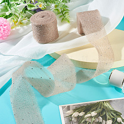 2 rouleau de ruban en polyester thermocollant à strass et bords francs&nbsp;OCOR-TA0003-95G