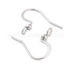 Crochets de boucles d'oreilles en acier inoxydable chirurgical 316 résistant au ternissement&nbsp;X-STAS-K274-10P