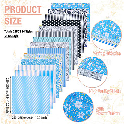 28 Stück 14 Arten Baumwollstoff&nbsp;DIY-TA0014-80B