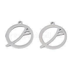 Pendentifs en acier inoxydable 201 anti-ternissement&nbsp;STAS-T044-273P