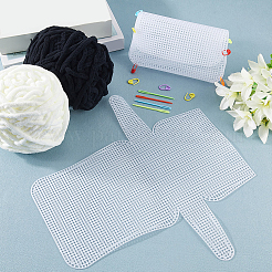 Kits de fabrication de sacs au crochet à tricoter en plastique bricolage&nbsp;DIY-WH20009-99