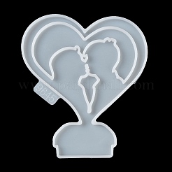 Herz Kerzenhalter DIY Silhouette Silikonformen&nbsp;SIL-F007-12D