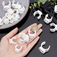 40 supporto per gancio a U in plastica PVC a 4 stili&nbsp;FIND-CA0005-29
