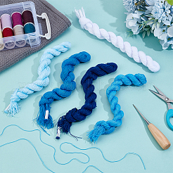 5 mazzetta di filo da ricamo in cotone da 5 colori&nbsp;DIY-ME0003-33