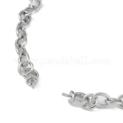 Messingkabelkette M Charm Armband machen&nbsp;KK-U020-11P