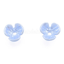 Coupellles en résine imitation perle&nbsp;RESI-N036-01A-01